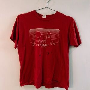 Cornell Red Graphic T‑Shirt